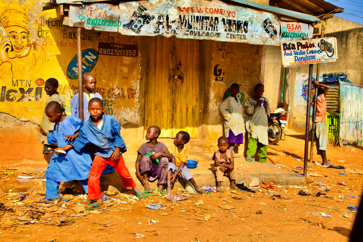 Nigeria 2008. Enfants des rues