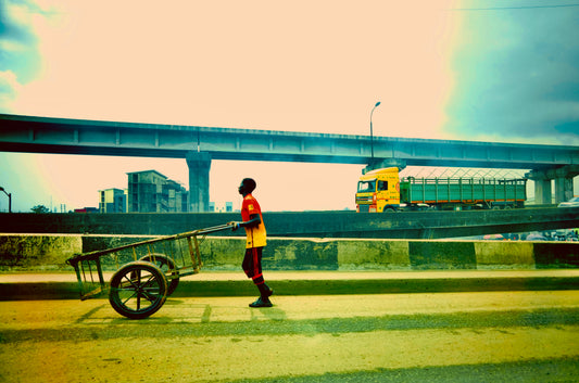 Lagos 2020. La charrette et le camion