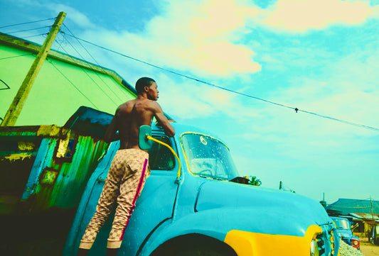 Lagos 2020. Le camion bleu